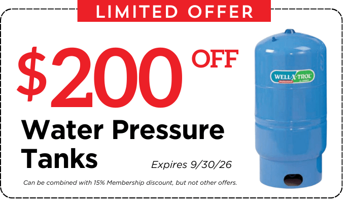$200 OFF Water Pressure Tank Coupon (1)